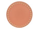 Pomello Per Porta Clayre & Eef Ø 4 Cm In Vetroceramica Color Oro Arancio