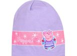 Peppa Pig - Cappello "Woolly"" Per Bambine Inverno NS5705 (54 Cm) (Stampato Viola/Rosa)"