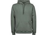 Felpa Con Cappuccio Tee Jays Da Uomo BC3824 (2XL) (Verde Foglia)