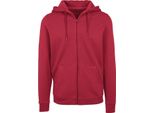 Giacca Con Cappuccio Pesante Da Uomo Build Your Brand RW5680 (2XL) (Rosso Borgogna)