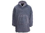 Ribbon - Felpa Con Cappuccio Reversibile Per Uomo/Donna Unisex RW8224 (Taglia Unica) (Grigio)
