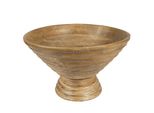 Ciotola Decorativa Clayre & Eef Ø 30X20 Cm Legno Marrone