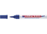 10X Edding 4-8300003 8300 Marcatore Permanente Industria - 1,5 - 3 Mm, Blu