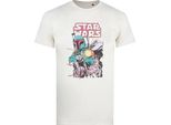 Star Wars: Il Libro Di Boba Fett - Maglietta "Firing Line"" Da Uomo TV1274 (M) (Naturale)"