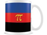 Pyramid International - Tazza Da Caffè "Polyamory"", Bandiera PM4147 (Taglia Unica) (Blu/Rosso/Nero)"