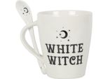 Something Different - Set Di Tazze "White Witch"" In Ceramica SD4039 (Taglia Unica) (Bianco)"