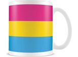 Pyramid International - Tazza Da Caffè "Pansessuale"", Bandiera PM4201 (Taglia Unica) (Rosa/Giallo/Blu)"