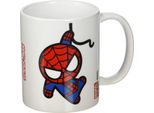 Marvel - Tazza Da Caffè, Kawaii PM2036 (Taglia Unica) (Bianco/Rosso/Blu)