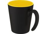 Bullet - Tazza Da Caffè "Oli"", Ceramica, 360Ml PF3849 (Taglia Unica) (Nero/Giallo)"