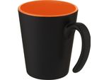 Bullet - Tazza Da Caffè "Oli"", Ceramica, 360Ml PF3849 (Taglia Unica) (Nero/Arancio)"