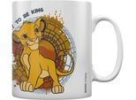 Il Re Leone - Tazza Da Caffè "Non Vedo L'ora Di Diventare Re"" PM2145 (Taglia Unica) (Bianco/Giallo)"