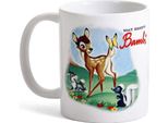 Bambi - Tazza Da Caffè, Vintage PM2778 (Taglia Unica) (Bianco/Verde/Marrone)