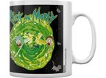 Rick And Morty - Tazza Da Caffè "Floating Cat Dimension"" PM2797 (Taglia Unica) (Nero/Verde)"