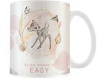 Bambi - Tazza Da Caffè "Essere Coraggiosi è Facile"" PM3803 (Taglia Unica) (Bianco)"