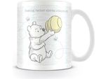 Winnie The Pooh - Tazza Da Caffè "Eleven O'clockish"" PM3074 (Taglia Unica) (Nero/Bianco/Giallo)"