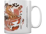 Ilustrata - Tazza Da Caffè "X-Ray Ramen"" PM2126 (Taglia Unica) (Bianco/Rosso Mattone)"