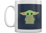 Star Wars: The Mandalorian - Tazza Da Caffè, Illustrazione PM1557 (Taglia Unica) (Blu Navy/Bianco/Verde)