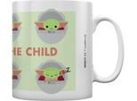 Star Wars: The Mandalorian - Tazza Da Caffè "Espressioni Del Bambino"" PM2903 (Taglia Unica) (Verde Pallido/Grigio/Pesca)"