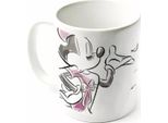 Disney - Tazza Da Caffè "Sweet"" PM1644 (Taglia Unica) (Bianco/Rosa/Nero)"