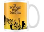 Nightmare Before Christmas - Tazza Da Caffè, Cimitero PM2795 (Taglia Unica) (Giallo/Nero)