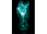 Harry Potter - Stampa Su Tela "Expecto Patronum"", Cervo PM3300 (50 Cm X 100 Cm) (Nero/Blu)"