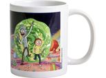 Rick And Morty - Tazza Da Caffè, Portal PM2798 (Taglia Unica) (Bianco/Verde)