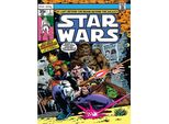 Star Wars - Stampa Su Tela "Surrounded"" PM3350 (80 Cm X 60 Cm) (Blu/Bianco/Giallo)"
