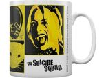 Suicide Squad - Tazza Da Caffè "Warning"" PM2914 (Taglia Unica) (Bianco/Giallo/Nero)"