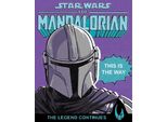 Star Wars: The Mandalorian - Stampa Su Tela "This Is The Way"" PM3491 (40 Cm X 50 Cm) (Viola/Blu/Nero)"