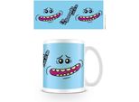 Rick And Morty - Tazza Da Caffè, Face PM2450 (Taglia Unica) (Blu)