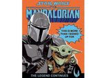 Star Wars: The Mandalorian - Stampa Su Tela "This Is More Than I Signed Up For"" PM3492 (40 Cm X 50 Cm) (Arancione/Nero/Blu/Blu)"