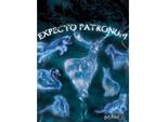 Harry Potter - Stampa Su Tela, "Expecto Patronum"" PM3309 (80 Cm X 60 Cm) (Blu/Bianco/Nero)"