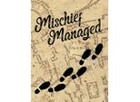 Harry Potter - Stampa Su Tela Con Cornice "Mischief Managed"" PM3699 (60 Cm X 80 Cm) (Marrone/Nero)"