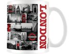 Pyramid International - Tazza Da Caffè, Collage PM2728 (Taglia Unica) (Bianco/Nero/Rosso)