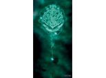Harry Potter - Leinwanddruck "Patronus"", Hogwarts Wappen PM3489 (100 Cm X 50 Cm) (GrüN)"