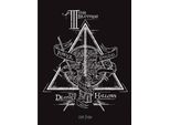 Harry Potter - Stampa Su Tela, Doni Della Morte PM3353 (60 Cm X 80 Cm) (Nero/Bianco)
