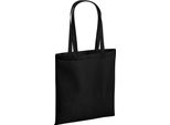 Westford Mill - Borsa Tote In Cotone BC5019 (Taglia Unica) (Nero)