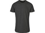 Build Your Brand - T-Shirt Girocollo "Basic"" Da Uomo RW8520 (M) (Antracite)"