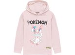 Pokemon - Felpa Con Cappuccio Per Bambina NS6750 (128) (Lilla)