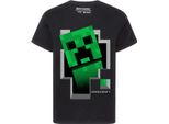 Minecraft - Maglietta "Inside"" Per Ragazzi NS5409 (146-152) (Nero)"