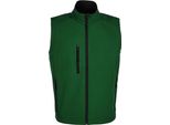 Sols Uomo Rallye Gilet Softshell / Scaldacorpo / Gilet PC349 (S) (Verde Bottiglia)