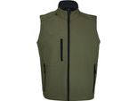 Sols Uomo Rallye Softshell Gilet / Scaldacorpo / Gilet PC349 (S) (Verde Scuro)