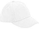 Beechfield - Cappellino Da Baseball A 5 Segmenti Per Bambini PC4962 (Taglia Unica) (Bianco)