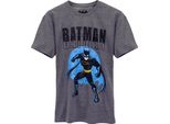 Batman - Maglietta Da Uomo NS6791 (L) (Grigio/Blu)