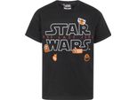 Star Wars: Gli Ultimi Jedi - Maglietta Per Ragazzi NS6771 (128) (Nero)