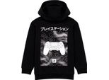 Playstation - Felpa Con Cappuccio Per Ragazzi NS6814 (158-164) (Nero/Bianco)