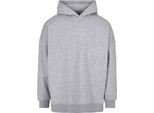 Build Your Brand - Felpa Con Cappuccio Da Uomo RW8380 (Xl) (Grigio)