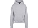 Build Your Brand - Felpa Con Cappuccio Ultra Heavy Da Uomo RW8371 (Xl) (Grigio)