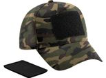 Beechfield - Cappello Da Baseball Con Patch Rimovibile Per Uomo/Donna Unisex RW8601 (Taglia Unica) (Verde Scuro/Verde Scuro)
