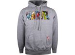 Marvel - Felpa Con Cappuccio Logo Da Uomo TV722 (Xl) (Grigio)